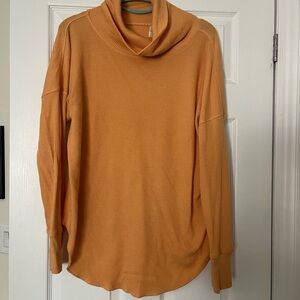 Babaton Waffle Top- Cowlneck